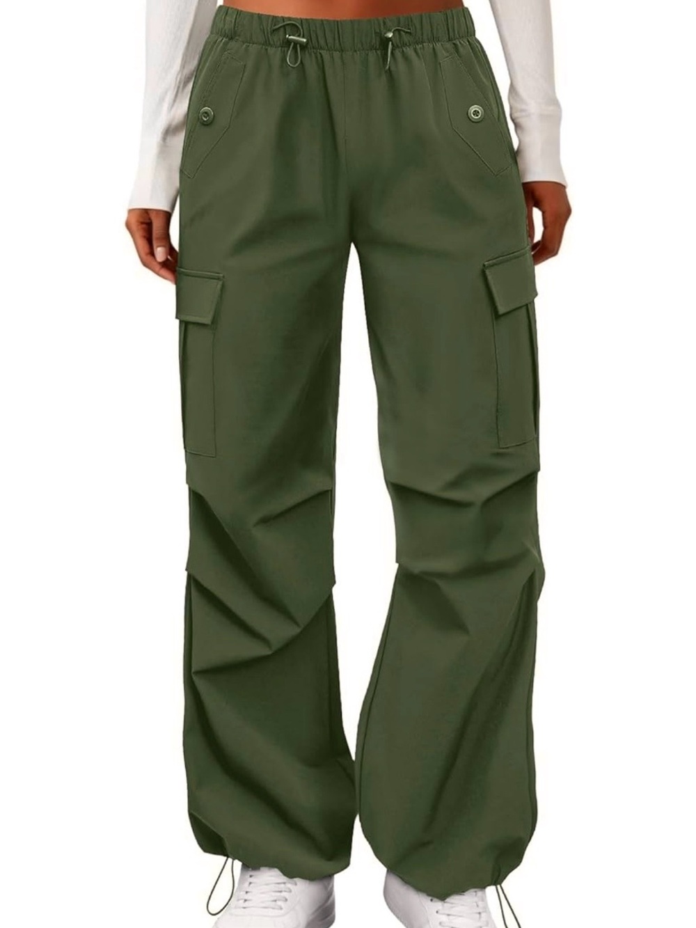 Cargo Pants Parachute Hiking Pants Lightweight Baggy Pants